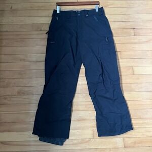 Burton Mens Snowboard Pants Black Ski Trousers Technical Shell Vented Size L